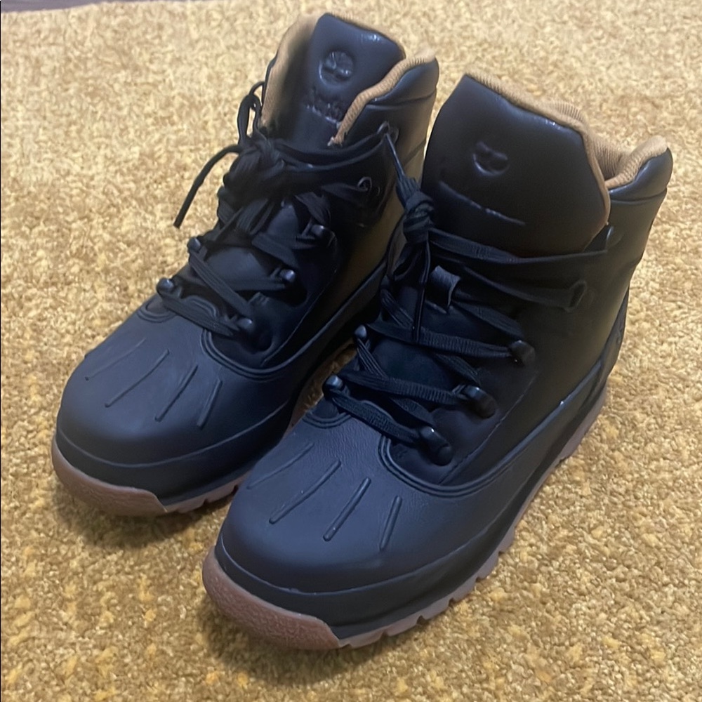 Kids Black and Brown Boots
